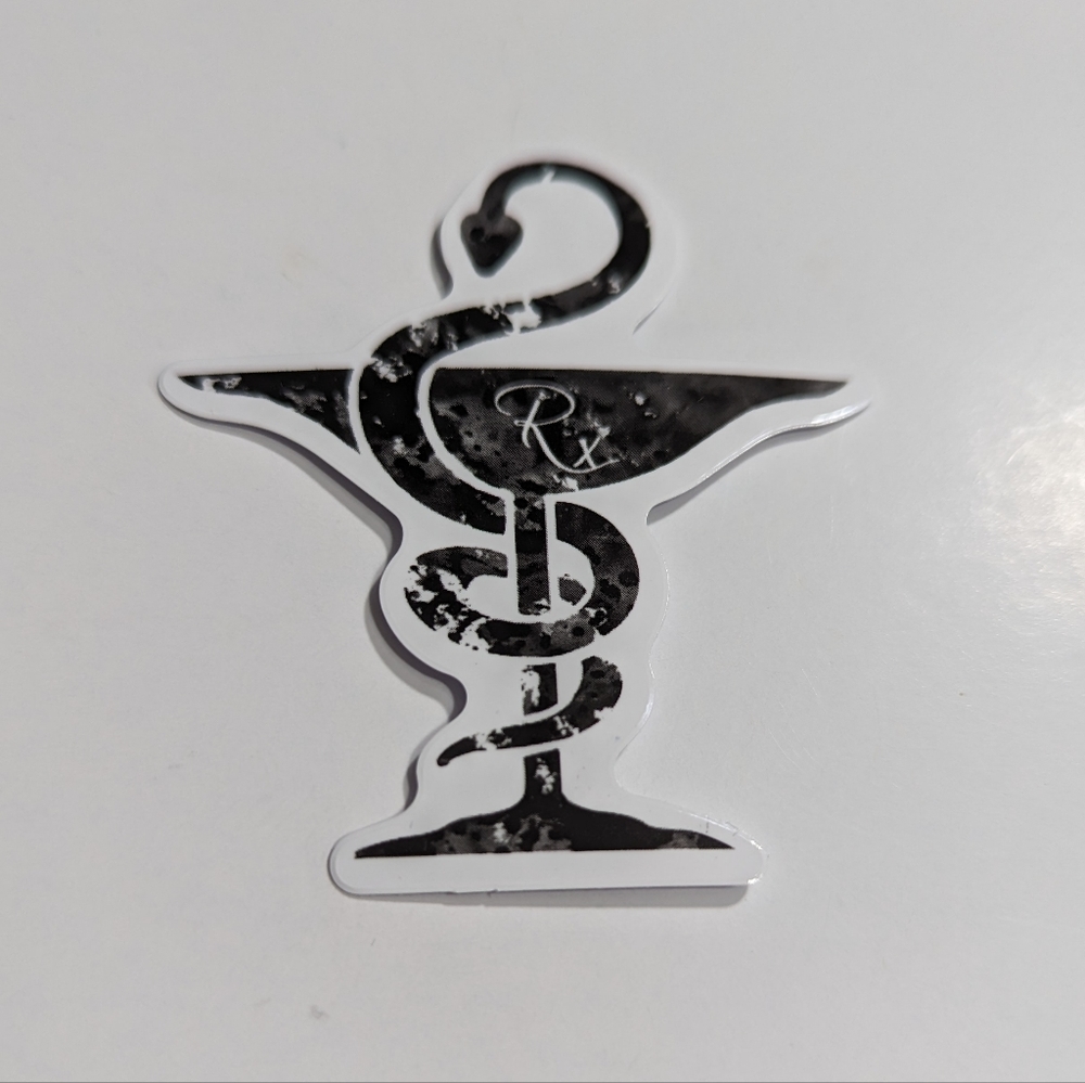 RX pharmacy Sticker